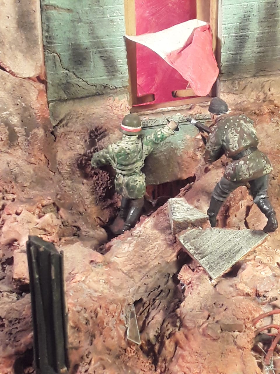 Miniatura del Levantamiento de Varsovia en la Escuela Superior de Guerra